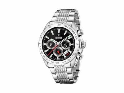 Festina | Homme | Quartz | Chrono | Noir | 44.5mm | F20668/4