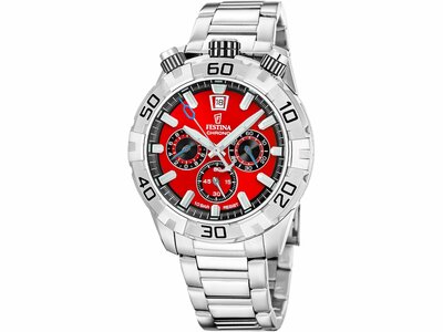 Festina | Homme | Quartz | Chrono | Acier Inoxydable | 45mm | F20743/5