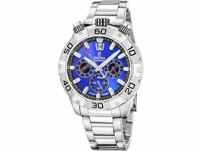 Festina | Homme | Quartz | Chrono | Acier Inoxydable | 45mm | F20743/3
