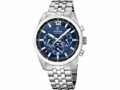 Festina | Homme | Quartz | Chrono | Acier Inoxydable | 43.8mm | F20742/4