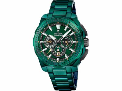 Festina | Homme | Quartz | Chrono Bike | Spécial Edition | Vert | 45.5mm | F20730/1