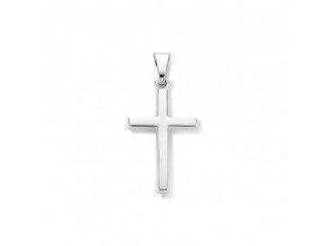 Loumya Gold "Or" | Pendentif | Croix | Or Blanc | CA326