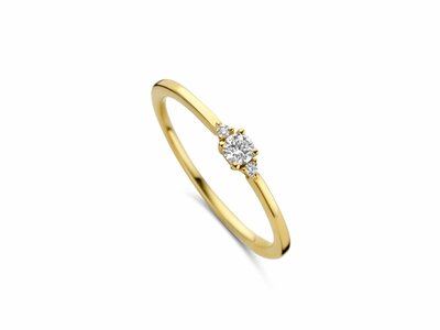 Loumya Gold "Or" | Bague | Or Jaune | Diamants 0.09CT | R47726