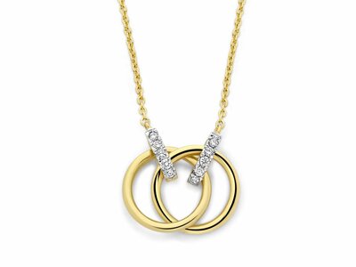 Loumya Gold "Or" | Collier | Or Jaune | Diamants 0.07ct | D25-088