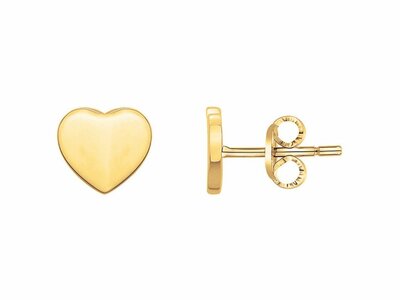 Loumya Silver | Boucles d'Oreilles | Plaqué Or | Coeur | 76400270