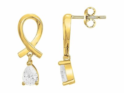 Loumya Silver | Boucles d'Oreilles | Plaqué Or | Oxyde de Zirconium | 76400221