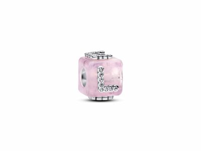 Pandora | Charm | Cube Love | Verre de Murano | Rose | 794433C01
