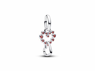 Pandora | Charm | Coeurs Entrelacés et Pierres Rouges | 794435C01