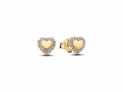 Pandora | Boucles d'Oreilles | Coeur Halo | 264363C01