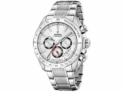 Festina | Homme | Quartz | Chrono | Argenté | F20668/1
