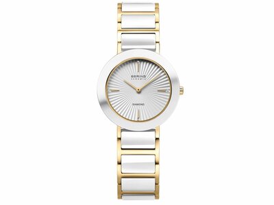 Bering | Femme | Quartz | Céramique | Doré | Blanc | 29mm | 11429-732