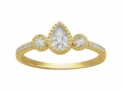 Loumya Silver | Bague | Plaqué Or | Oxyde de Zirconium | 76100366