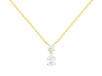 Loumya Silver | Collier | Plaqué Or | Oxyde de Zirconium | 76700132