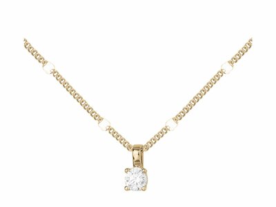 Loumya Silver | Collier | Plaqué Or | Oxyde de Zirconium | 76700492