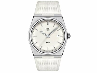 Tissot | Homme | Quartz | PRX | Silicone | Blanc | 40mm | T137.410.17.011.00