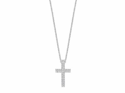 Ti Sento | Collier | Argent | Oxyde de Zirconium | Croix | 34130ZI