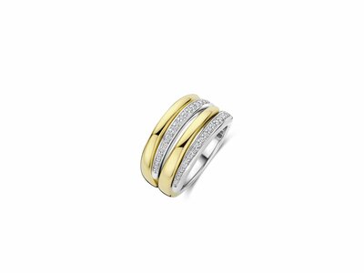 Ti Sento | Bague | Plaqué Or | Oxyde de Zirconium | 12409ZY