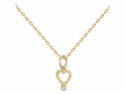 La Garçonne Diamant | Collier | Plaqué Or | Diamant 0.015ct | 26700081