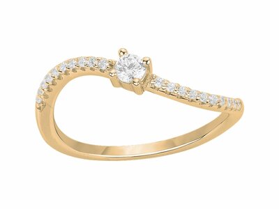 Loumya Silver | Bague | Plaqué Or | Oxyde de Zirconium | 76100439