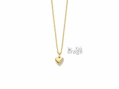 Orage Kids | Collier | Plaqué Or | Coeur | K2758