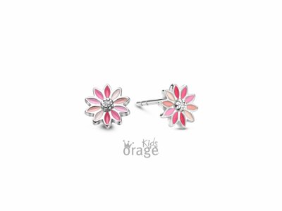 Orage Kids | Boucles D'Oreilles | Argent | Fleur | K2711