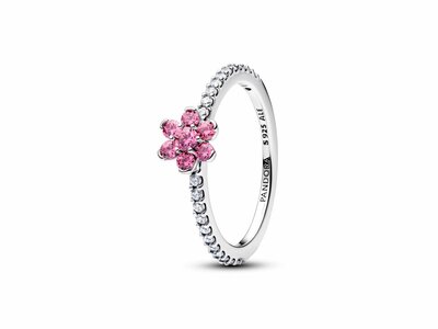 Pandora | Bague | Argent | Fleur Rose Scintillante | 194499C02