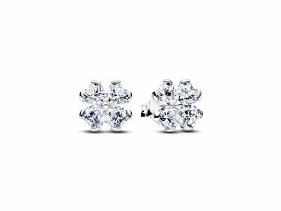 Pandora | Boucles d'Oreilles | Trèfle à Quatre Feuilles Scintillant | 294500C01