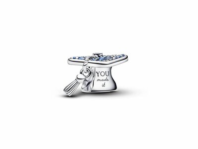 Pandora | Charm | Toque de Diplomée 2026 Bleu Scintillant | 794461C01