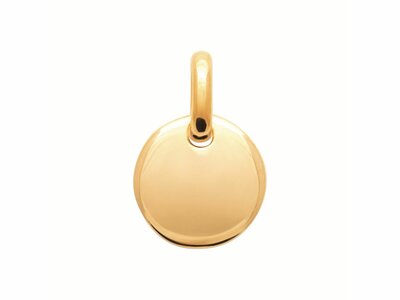 Bijoux  Paris | Pendentif | Plaqué Or | Personnalisable | 10mm | 2880300
