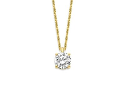 Diamants de Laboratoire | Collier | Or Jaune | Diamant Lab-Grown 0.51ct IGI | Lab163