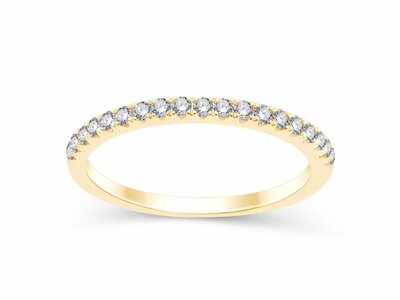Diamants de Laboratoire | Bague | Or Jaune | Diamants de Synthèse 0.25ct | Lab174