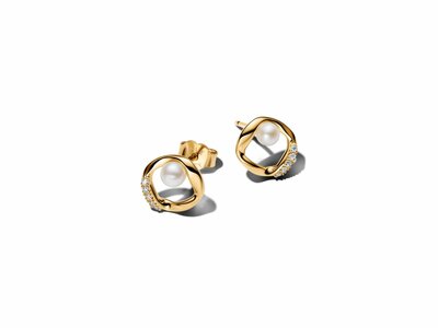 Pandora | Boucles d'Oreilles | Perles de Culture d'Eau Douce Traitées | 264662C01