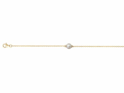 Loumya Steel | Bracelet | Laiton | Perle d'Eau Douce | 6mm | 76300406
