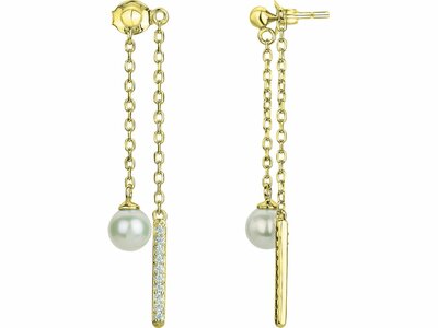 Loumya Steel | Boucles d'Oreilles | Laiton | Perles d'Eau Douce | 6mm | 76400506