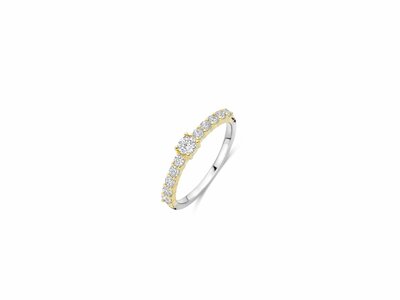 Ti Sento | Bague | Plaqué Or | Oxyde de Zirconium | 12429ZY