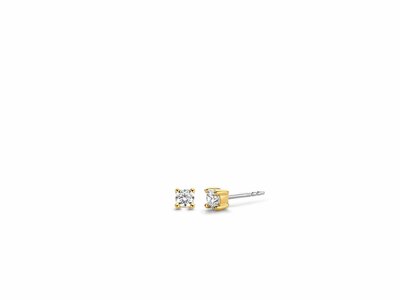 Ti Sento | Boucles d'Oreilles | Plaqué Or | Oxyde de Zirconium | 7836ZY