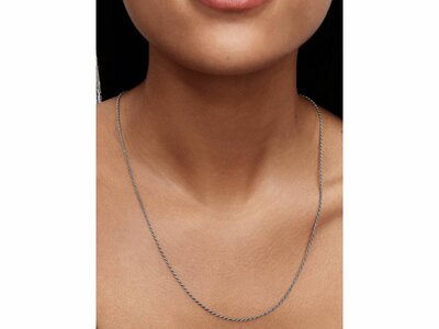 Pandora | Collier | Argent | Maille Corde | 394687C00