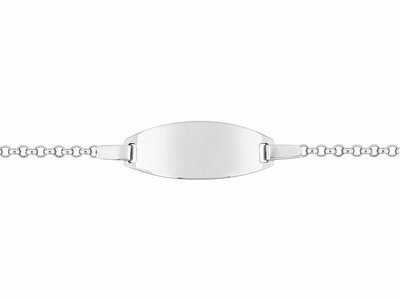 Loumya Gold "Or" | Bracelet | Identité Bébé | Or Blanc | 12+2cm | Personnalisable | 631012.1