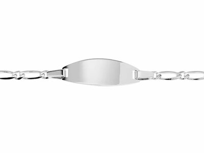 Loumya Gold "Or" | Bracelet | Identité Bébé | Or Blanc | 12+2cm | Personnalisable | 631038