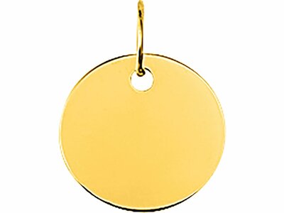 Loumya Gold "Or" | Pendentif | Or Jaune | 13mm | Personnalisable | 9KV8