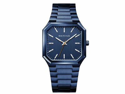Bering | Homme | Quartz | Classic | Acier Inoxydable | Bleu | 35mm | 16535-797