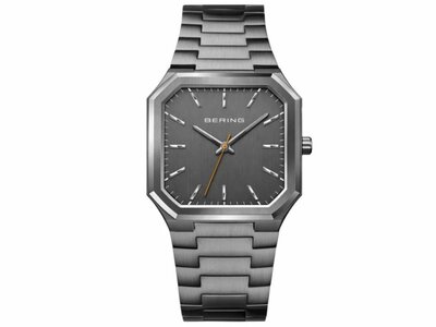 Bering | Homme | Quartz | Classic | Acier Inoxydable | Anthracite | 35mm | 16535-777