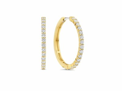 Ti Sento | Boucles d'Oreilles | Plaqué Or | Oxyde de Zirconium | 78078ZY