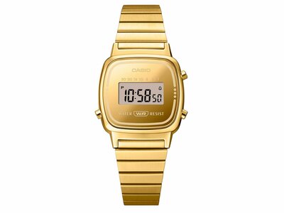 Casio | Femme | Quartz | Digitale | Doré | Vintage | LA670WEGS-9AEF