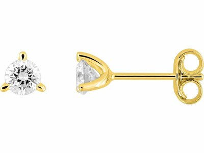 Diamants de Laboratoire | Boucles d'Oreilles | Or Jaune 9K | Diamants de Laboratoire 0.30ct|9KLGD049Y
