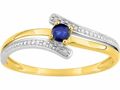 Loumya Gold "Or" | Bague | Or Jaune 9K | Saphir | 09PE59BS