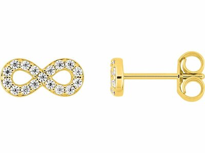 Loumya Gold "Or" | Boucles d'Oreilles | Or Jaune 9K | Oxyde de Zirconium | 297380.Z0