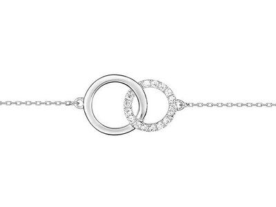 Loumya Gold "Or" | Bracelet | Or Blanc 9K | Oxyde de Zirconium | 69SK51GZ
