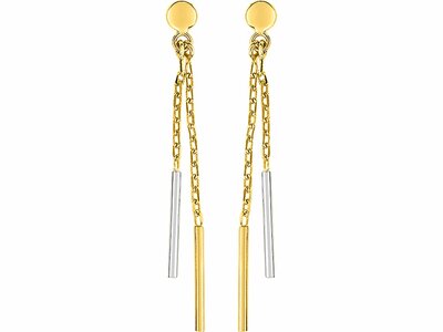 Loumya Gold "Or" | Boucles d'Oreilles | Or Bicolore 9K | 39AJ17B
