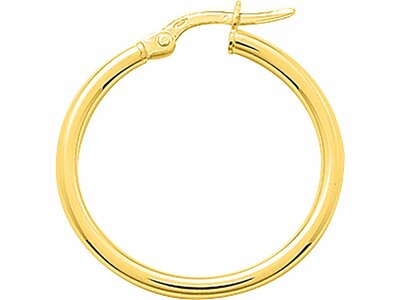 Loumya Gold "Or" | Boucles d'Oreilles | Créoles | Or Jaune 9K | 23mm | 650067.5